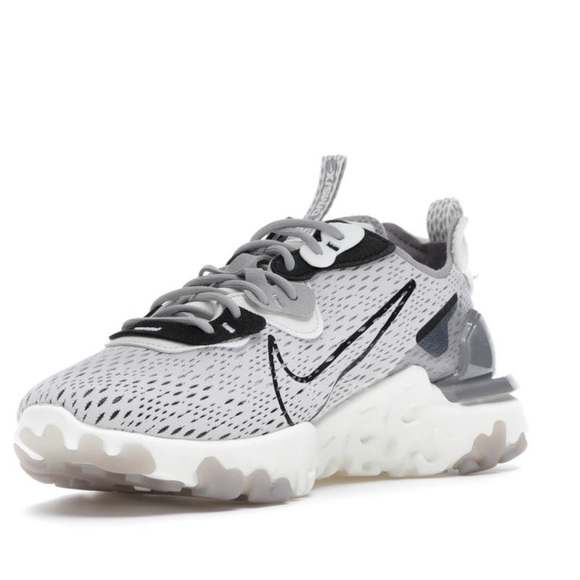 Nike React Vision Vast Grey Black White - Picture 7 of 10